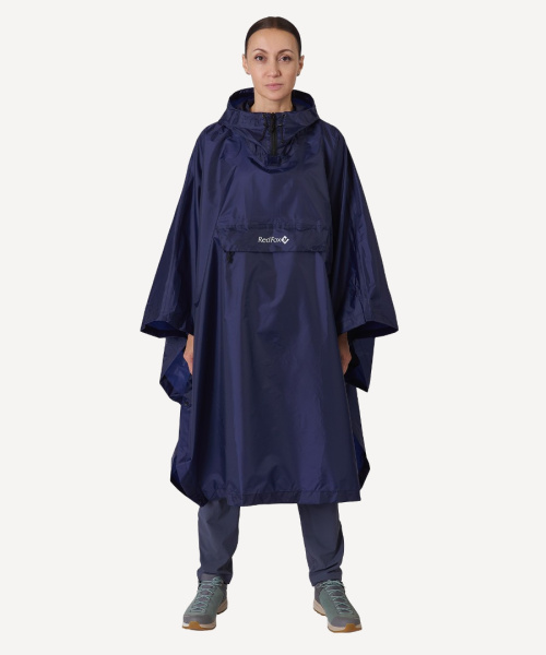 Дождевик-Пончо RedFox Poncho (Унисекс; one size; т.Синий)